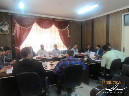 جلسه شورای هماهنگی مبارزه با مواد مخدر شهرستان گمیشان برگزار شد