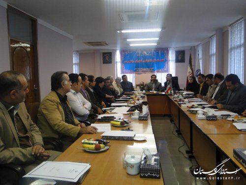اولین جلسه هم اندیشی شورای راهبردی ورزش گلستان برگزار گردید 
