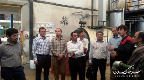 بازدید اعضا كمیته پژوهشی شرکت نفت منطقه گلستان از شرکت مهتاب موتور گرگان