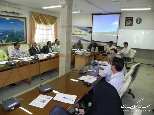 جلسه کارگروه سلامت و امنیت غذائی شهرستان مینودشت برگزار شد