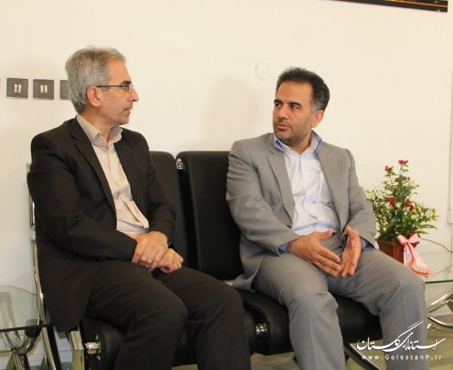دیدار فرماندار کردکوی با مدیرعامل شرکت آب و فاضلاب روستایی گلستان