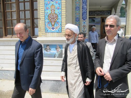 مراسم بزرگداشت شهدای هفتم تیر و گرامیداشت هفته قوه قضائیه در کردکوی برگزار شد
