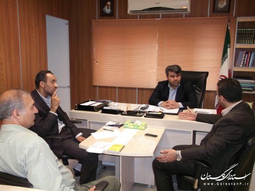 نشست فرماندار رامیان با مدیر عامل شرکت صنعتی معدنی شمالشرق شاهرود