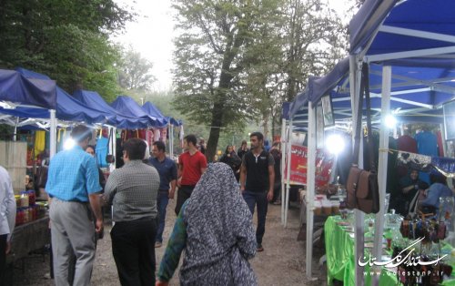 برگزاری نمایشگاه دستاوردهای کارآموزان مرکز فنی وحرفه ای گرگان در روستای قرن آباد