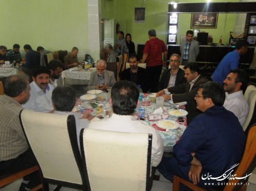 حضور فرماندار کردکوی در ضیافت افطاری انجمن حمایت از بیماران تالاسمی
