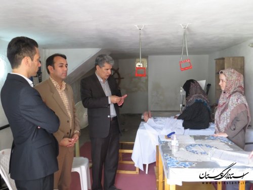 بازدید فرماندار شهرستان آق قلا از مرکز روزانه آموزشی و توانبخشی بهزیستی