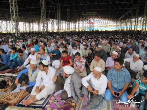 سخنرانی فرماندار کلاله در نماز عید فطر شهرستان