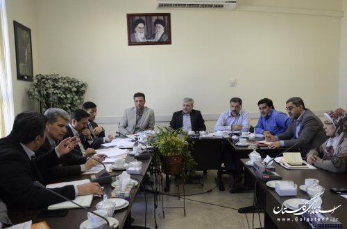 جلسه مشترک سرپرست سازمان مدیریت و برنامه ریزی استان با فرمانداران