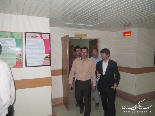 بازدید معاون وزیر بهداشت از روند اجرایی بیمارستان رسول اکرم (ص) کلاله