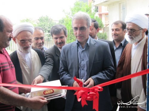 افتتاح کارگاه چرم دوزی و مرکز فناوری اطلاعات شهرستان کردکوی با حضور فرماندار 