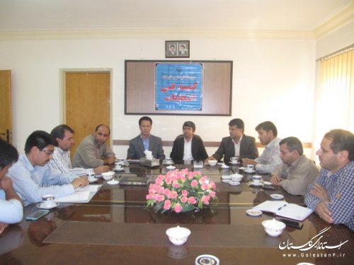 اولین جلسه کمیته فنی انتخابات در فرمانداری کلاله برگزار شد