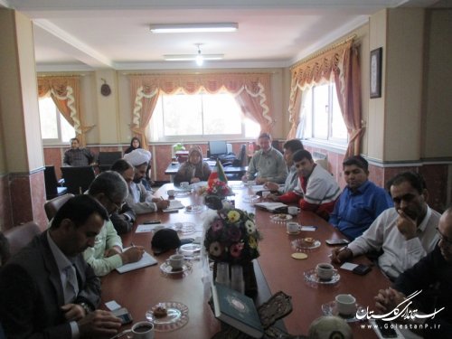 جلسه ستاد استقبال از کاروان شهدای غواص در شهرستان ترکمن برگزار شد