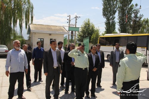 فرماندار شهرستان گرگان از کلانتری شهر سرخنکلاته بازدید کرد