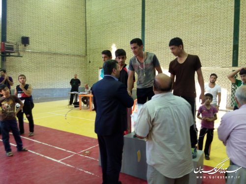 برگزاری مسابقات انتخابی کشتی آزاد جوانان استان به میزبانی رامیان