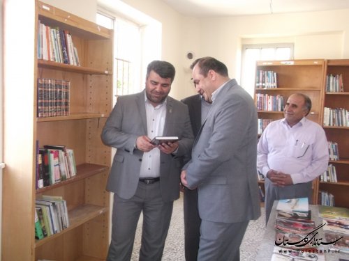 افتتاح هفتمین کتابخانه روستایی شهرستان رامیان در روستای توران ترک