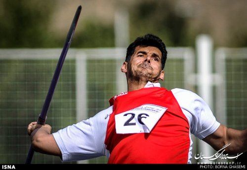 شکستن رکورد ملی پرتاب نیزه در لیگ دوومیدانی توسط دونده گلستانی