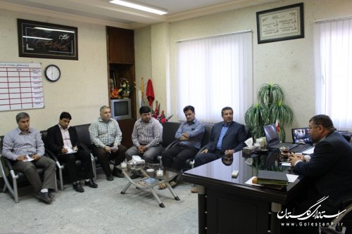 هفتمین جلسه ستاد انتخابات شهرستان آزادشهر برگزار گردید