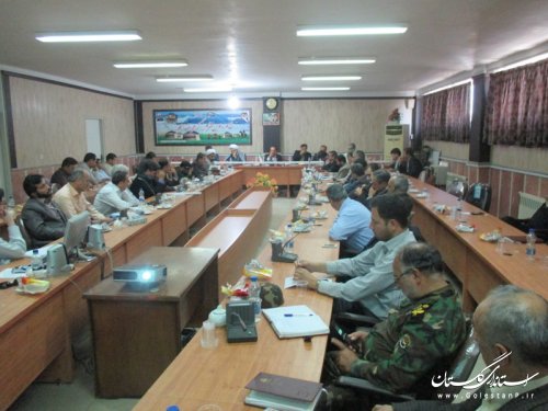 پنجمین جلسه شورای اداری شهرستان ترکمن تشکیل شد
