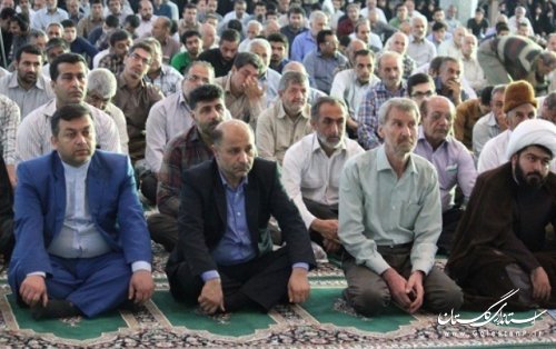 مراسم دعای ندبه باحضور آیت الله نورمفیدی نماینده ولی فقیه در شهرستان علی آبادکتول