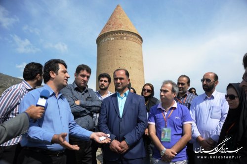 تور یک روزه اصحاب رسانه و خبرنگاران در کردکوی برگزار گردید