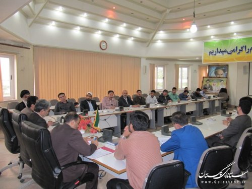 پنجمین جلسه شورای فرعی مبارزه با مواد مخدر شهرستان تشکیل گردید