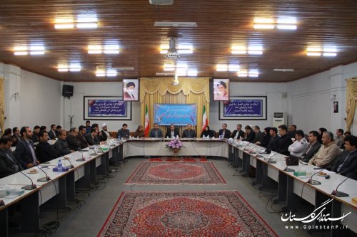 ششمین جلسه شورای اداری شهرستان گرگان برگزار شد
