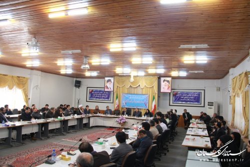 ششمین جلسه شورای اداری شهرستان گرگان برگزار شد