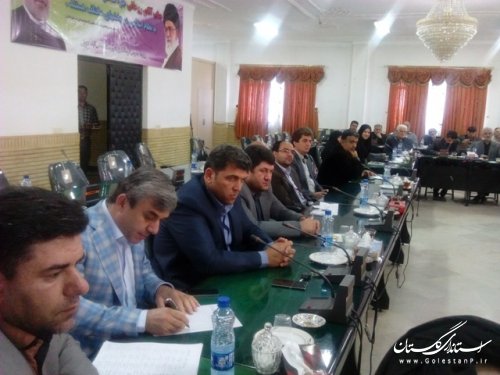 برگزاری جلسه ستاد تامین جهیزیه در فرمانداری علی آباد کتول