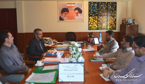 نشست مدیرکل فنی وحرفه ای با مدیر کانون های فرهنگی و هنری مساجد گلستان