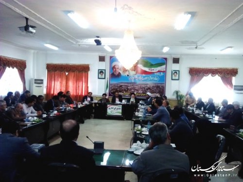 هفتمین جلسه شورای اداری علی اباد کتول برگزار شد 