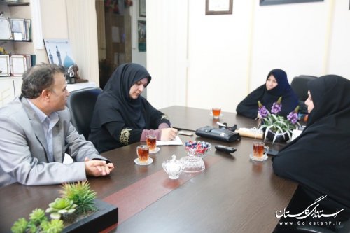 دیدار و نشست سرپرست خبرگزاری البرز گلستان با مدیرکل بهزیستی 