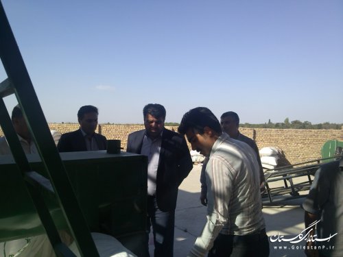 بازدید فرماندار رامیان از اتحادیه شرکتهای تعاونی روستایی رامیان-آزادشهر