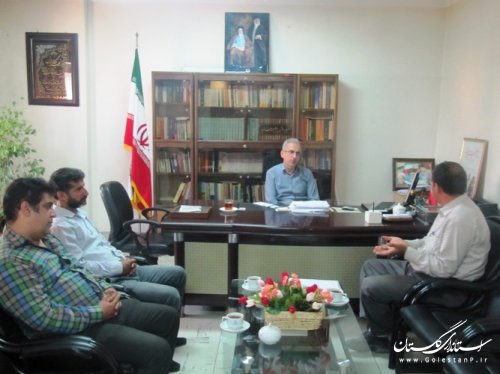 دیدار اعضای اتحادیه تاکسیرانی شهر کردکوی با فرماندار