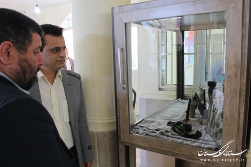 افتتاح یادمان شهدای دانش آموز آزادشهر دردبیرستان شاهد
