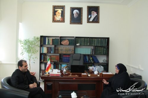 رییس شورای اسلامی شهر گرگان با فرماندار دیدار کرد