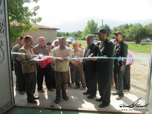 افتتاح سوله ورزشی صالحین بسیج در روستای گل افرا