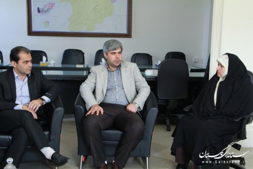 چند تن از اعضای شورای اسلامی شهر گرگان با فرماندار دیدار و گفتگو کردند
