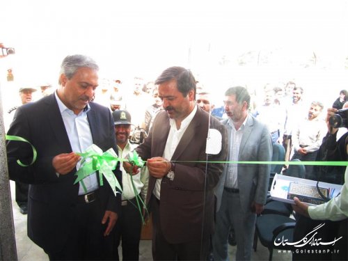 ساختمان جدید کلانتری 13 روستای باغلی مرامه گنبد افتتاح شد