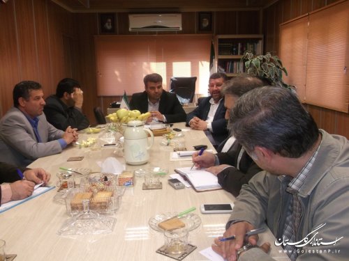 برگزاری جلسه مشترک حوزه های انتخابیه شهرستان های رامیان و آزادشهر