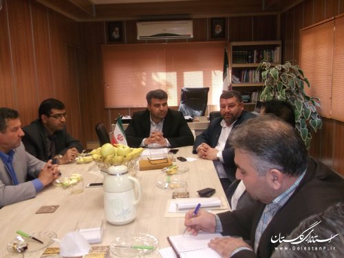 برگزاری جلسه مشترک حوزه های انتخابیه شهرستان های رامیان و آزادشهر