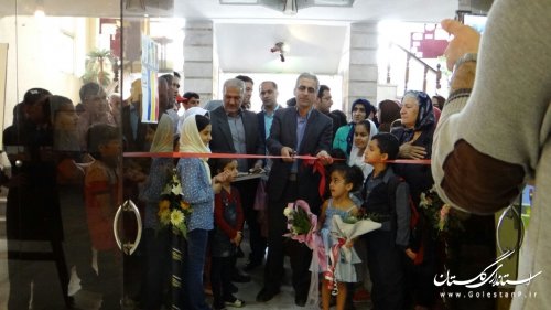 افتتاح نمایشگاه هنرهای تجسمی کودکان و نوجوانان "آموزشگاه هیرا"با حضور فرماندار