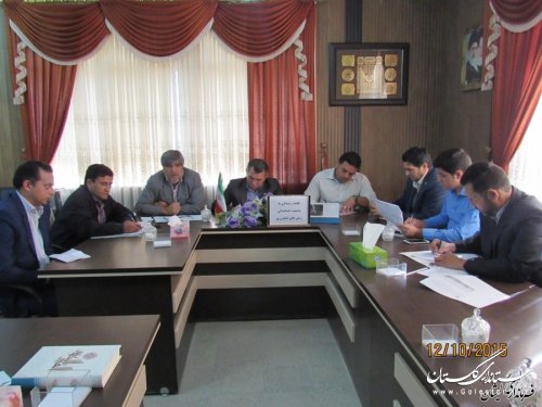 جلسه رسیدگی به وضعیت خشکسالی زمین های کشاورزی شهرستان گمیشان برگزار شد