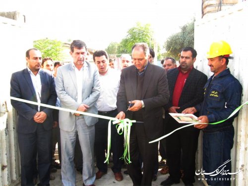 مرکز اتفاقات شبکه برق روستای گدم آباد و بی بی شیروان افتتاح شد