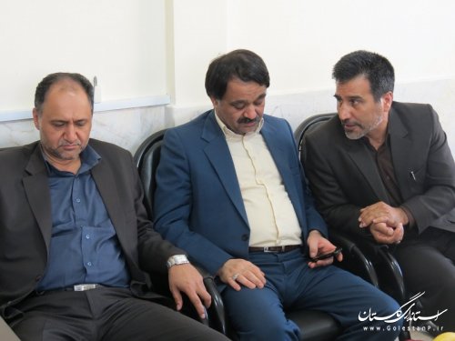 دیدار مدیر عامل شرکت توزیع نیروی برق استان با فرماندار گالیکش