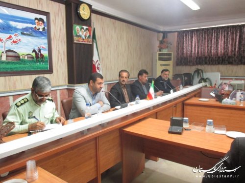 جلسه کمیسیون مبارزه با مواد مخدر شهرستان ترکمن برگزار شد