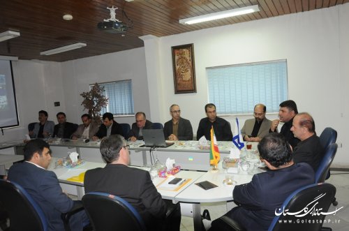 نشست کارگروه انرژی و آب در شرکت آب منطقه ای گلستان برگزار شد