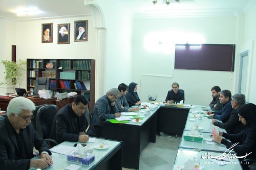 جلسه شورای معاونین و شورای تحول اداری در فرمانداری گرگان برگزار شد