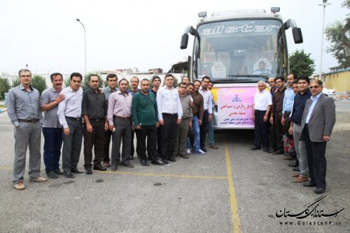 اعزام کاروان زیارتی کارکنان شرکت نفت منطقه گلستان به مشهد مقدس