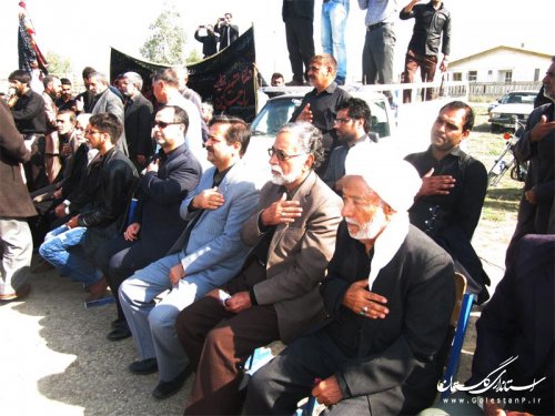 مراسم عزاداری در گردهمایی بزرگ عاشوراییان حسینی در باغلی مرامه