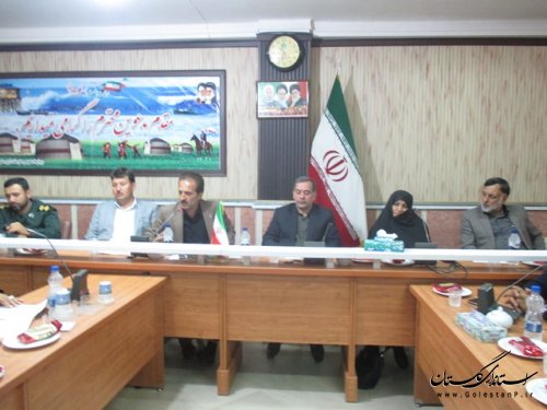 ششمین جلسه شورای اداری شهرستان ترکمن با حضور معاون استاندار برگزار شد